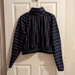 Long sleeve cropped shirt